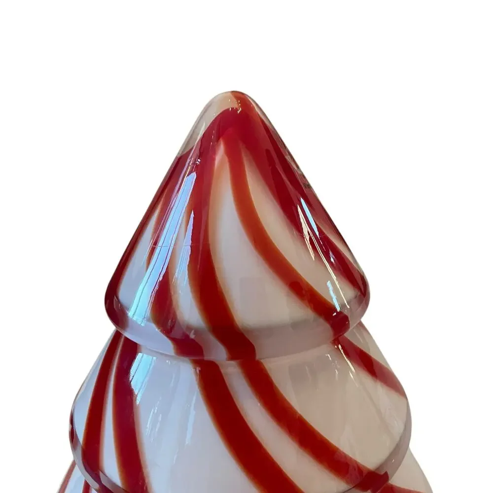 Hand Blown Art Glass CHRISTMAS Tree 10